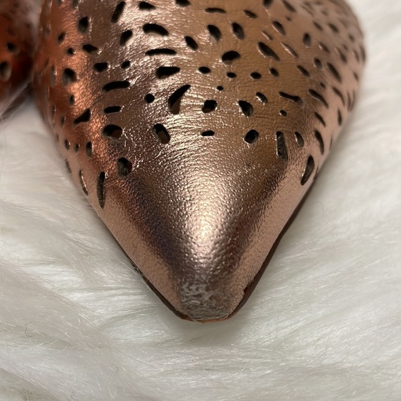 Steven by Steve Madden Lourdes Point Toe Slingback Rose Gold Flats Size 6.5 B1 - Picture 3 of 7